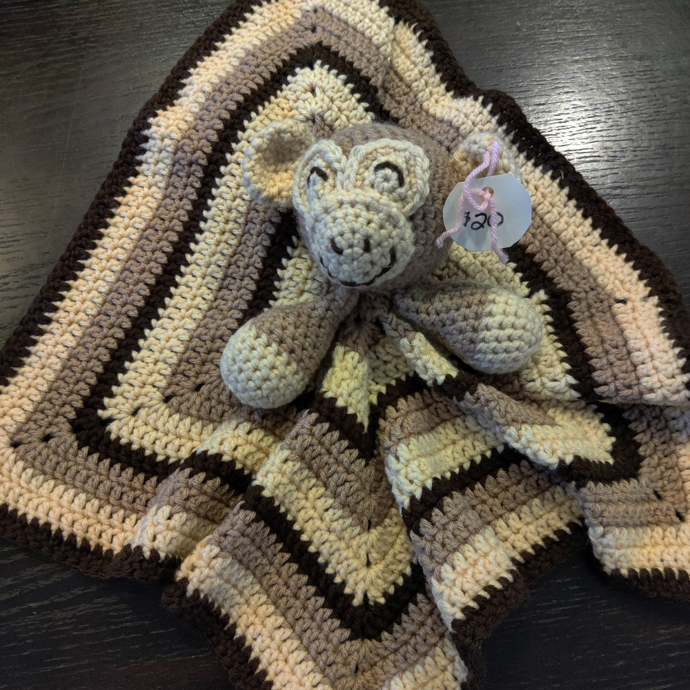 Crochet Animal Security Blanket